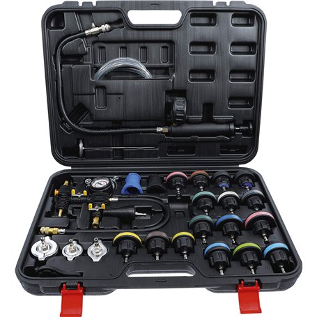 BGS Diy 98098 | Testeur de circuit de refroidissement avec système de remplissage | 27 pièces