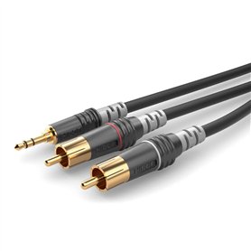 SommerCable Câble adaptateur audio Y Basic 10 m - Mini jack 3