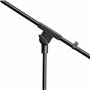 Adam Hall Stands S 5 BE - Pied Microphone noir avec perche