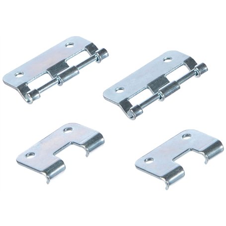 Adam Hall Hardware 2251 M2 AH - Lot de 2 Charnière Dégondable grande zinc en sachet