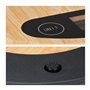 relaxdays Balance Cuisine Bambou numérique, écran LCD, Fonction Tare, supporte Jusqu’à 5 kg, Ronde, Ø 20 cm, Nature