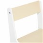 Relaxdays Ensemble de Table et de Chaise pour Enfants, kit pour crèches, Bambins, Couleurs Beige et Blanche