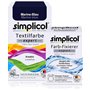 simplicol : Kit Complet Teinture Expert + fixateur : Votre Teinture Express (Paquet 300g + Flacon 90ml) - Bleu Marine