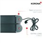 Korona 45072 Barbecue électrique de table pliable/Raclette pour 8 personnes | Raclette 2 en 1 avec 8 poêles et spatules | Avec p