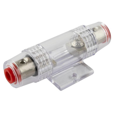 SeKi Mini porte-fusible ANL rond - Transparent jusqu'à 25 mm² - Convient également pour les fusibles à bande et à lame - 1 pièce