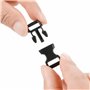 Grenhaven 20 Pcs Mini Plastique Boucles pour Sangles 10mm, Fermoirs à Clic 29x15x5mm, Attaches à Clip pour Colliers de Chien ou