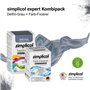 simplicol : Kit Complet Teinture Expert + fixateur : Votre Teinture Express (Paquet 300g + Flacon 90ml) - Gris Dauphin