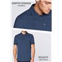 Kappa - Lot de 2 polos Venist pour homme - Avec logo imprimé - Polo basique à manches courtes pour le sport, les loisirs et le b