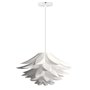kwmobile Lampe design lotus - Abat-jour XL à monter - Luminaire IQ plafond - Ensemble avec montage plafonnier câble 90cm douille