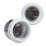 kwmobile 4x adaptateur de douille - Convertisseur de douilles E40 vers E27 - Adaptateur de support de lampe culot E27 pour ampou