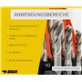 BaerCoil BAER Jeu de tarauds M3 à M12, HSSG, tarauds pour machine à carotter