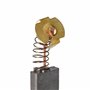 vhbw 2x balais charbon 7 x 18 x 16 mm remplace Makita CB-203, 191953-5, CB-203A pour outil électrique + ressort