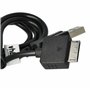 vhbw Câble USB compatible avec Sony Playstation Portable Go PSP-N1003, PSP-N1004 console - câble de données 2 en 1 / chargement 