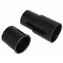 vhbw 2x Adaptateur d'aspirateur pour buse d'aspirateur, tube d'aspirateur/poignée avec connexion 32 et 35 mm - noir, plastique