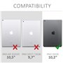 kwmobile 2X Protection écran Compatible avec Apple iPad 10.2 (2019/2020/2021-7./8./9. Gen) Film écran - Set de Film de Protectio