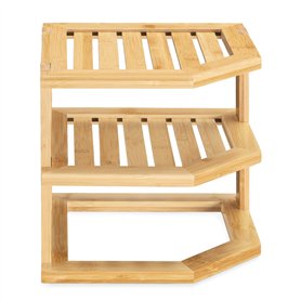 Navaris Étagère de Cuisine en Bambou – Meuble 3 Niveaux 25