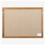 Navaris Tableau d'affichage liège magnétique - Tableau mémo mural 60 x 45 cm avec cadre en bois - Déco bureau avec punaises aima