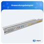 hb-digital Panneau de brassage modulaire 24 ports pour module Keystone RJ45 19" CAT 5 CAT 6 CAT 7 pour armoire réseau LAN Profes