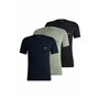 BOSS Hommes TShirtRN 3P Classic Lot de Trois t-Shirts en Coton à Logo brodé