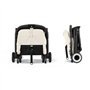 CYBEX - Poussette ultra compacte et confortable - ORFEO - 4 roues - Canvas White