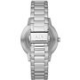 Armani Exchange - Montre Trois Aiguilles en Acier Inoxydable Recyclé à 50 % Au Moins pour Homme, AX7138Set