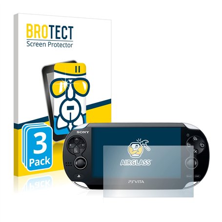 brotect Protection Écran Verre pour Sony Playstation PS Vita (3 Pièces) Film Protecteur Vitre 9H [Anti-Rayures