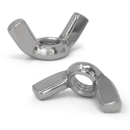 Écrou papillon conforme à la norme DIN 315 | Forme américaine | Acier inoxydable A2 / V2A | M6-25 pièces