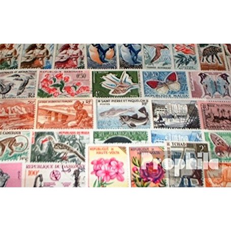 France 100 Divers Timbres française colonie ou successeur (Timbres pour Les collectionneurs)