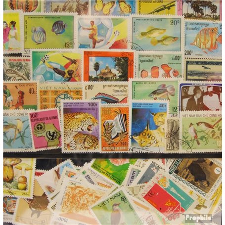 France 200 Divers Timbres française colonie ou états (Timbres pour Les collectionneurs)