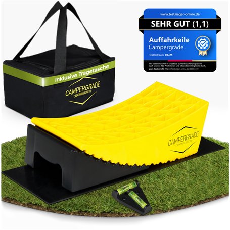 CAMPERGRADE Lot de 2 cales pour camping-car