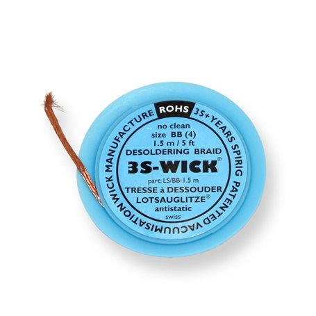 Spirig WICK2.7-1.5 3S-Wick Bobine de tresse à dessouder antistatique 2