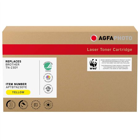 Agfa Photo APTBTN230YE Cartouche de Toner 1400 Pages Jaune