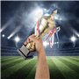 Trophée XXL en Gold avec couvercle 36 cm - Trophée Vainqueur Personnalisable