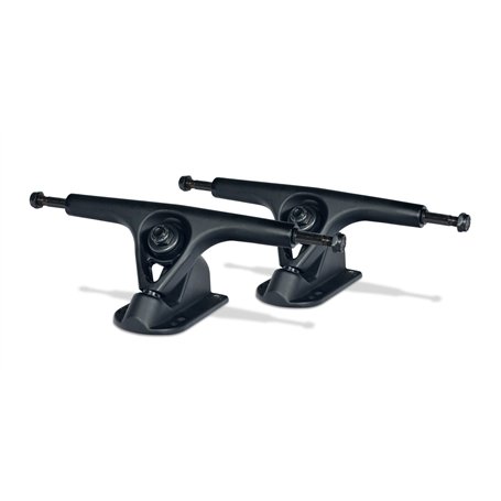 JUCKER HAWAII Longboard Trucks - Essieux de Longboard 180mm - Noir Mat (Deux-pièces)