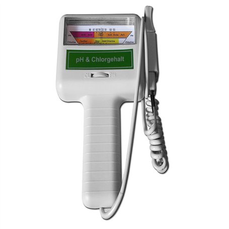 Deuba Testeur électronique Chlore et pH pour Piscine - Compteur qualité de l'eau