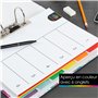OfficeTree 5x Intercalaires Classeurs A4 Carton avec 6 Onglets - Intercalaire A4 pour Classeurs - Intercalaires A4 avec Multiper