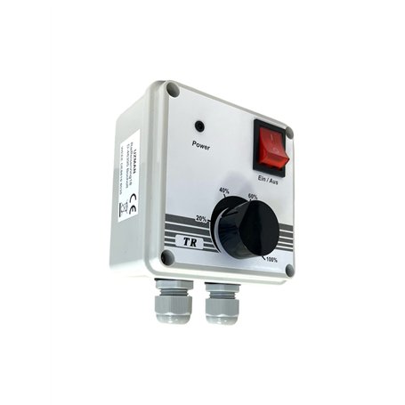 UZMAN Régulateur de vitesse industriel - 400 W - Contrôle de vitesse de rotation pour ventilateur