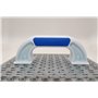 DEWEPRO Grattoir professionnel pour enduit noble - Grattoir pour enduit - Planche à râper pour enduit minéral - Dimensions: 250x