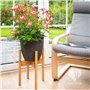 Rubberneck Lot de 2 Supports de Plantes en Bambou - Supports pour Pots de Fleurs Réglables en Bambou - pour l'Intérieur et l'Ext