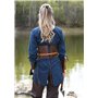 Battle-Merchant | Tunique médiévale Ylva pour femme | Chemise ajustée début médiévale | Tenue de femme de bouclier | LARP, Vikin