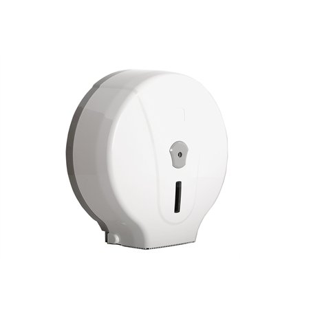 SemyTop ST-5030 Distributeur de Papier Toilette pour Rouleaux Jumbo Blanc/Gris 330 x 310 x 125 mm