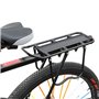MidGard Porte-bagages de vélo pour tige de selle en alliage d'aluminium avec réflecteur réglable pour vélos de 24 à 29 pouces, c