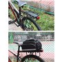 MidGard Porte-bagages de vélo pour tige de selle en alliage d'aluminium avec réflecteur réglable pour vélos de 24 à 29 pouces, c