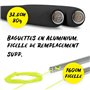 Diabolo Freizeitsport - Diabolo Set de Jonglage Basic - Vert Clair - Baguettes en Aluminium - Ficelle de Remplacement Supplement