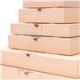verpacking 100 Carton d'expédition pliable 24 x 16 x 4,5 cm, Marron, MB-3 cartons d'expédition extra-plats DIN A5 (23 x 15,5 x 4