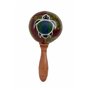Maracas R1 en bois pour enfant Dessin tortue