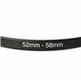 vhbw Bague d'adaptation de Filtre Step-Up de 52 mm vers 58 mm pour Objectif d'appareil Photo - Adaptateur, métal, Noir