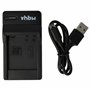 vhbw USB Chargeur de Batterie USB Compatible avec Panasonic Lumix DMC-TZ25