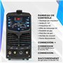 IPOTOOLS TIG-INV185PACDC poste a souder TIG - Poste a souder arc tig TIG avec 180A 230V IGBT, 3 en 1 Poste TIG, MMA électrodes, 