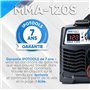 IPOTOOLS MMA-120S Posté a souder a l arc - poste a souder a larc DC MMA Inverter avec 120 A/Affichage Numérique / 230 V/Antistic